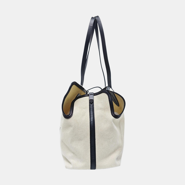 The Belt Medium Fabric Beige
