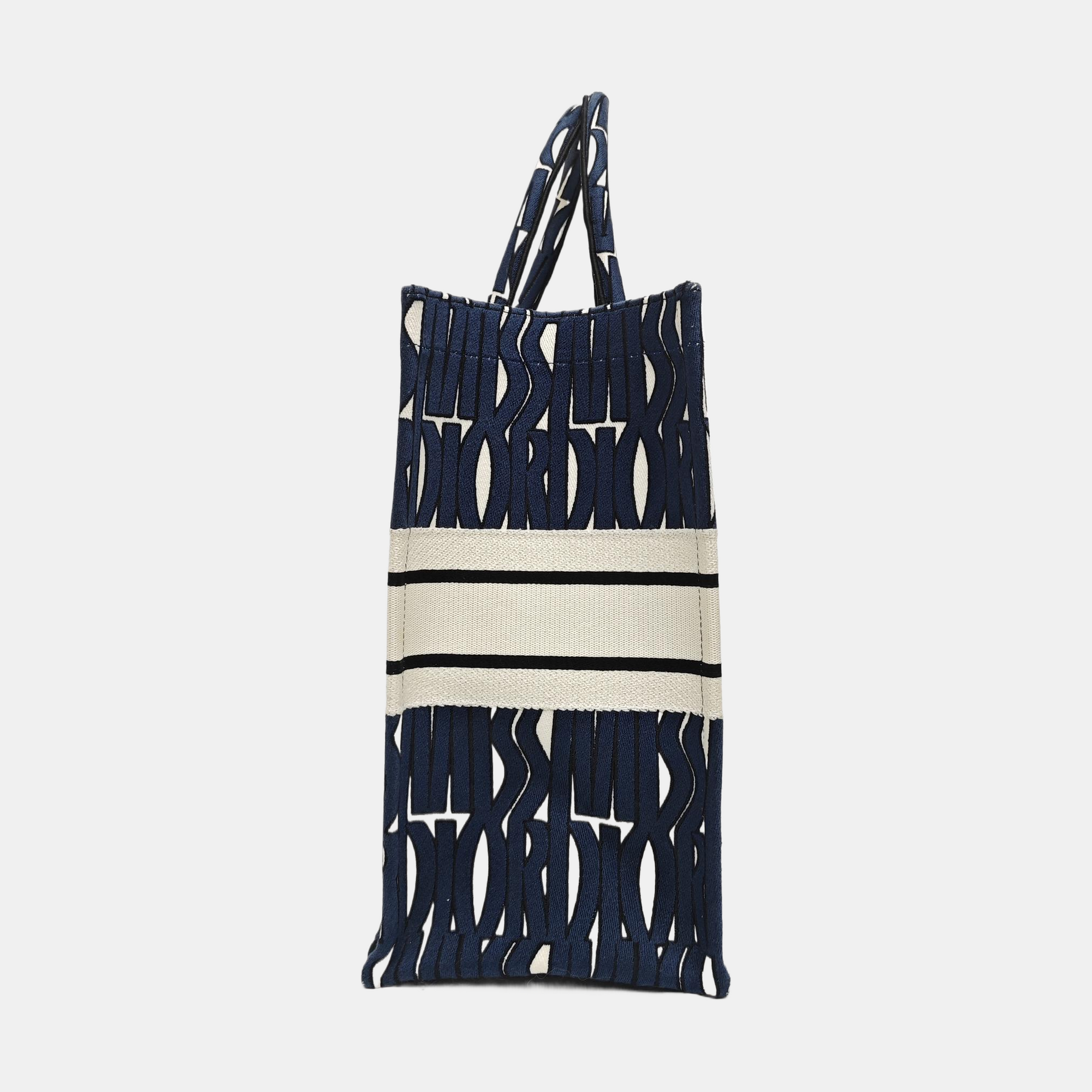 Book Tote Large Fabric Blue