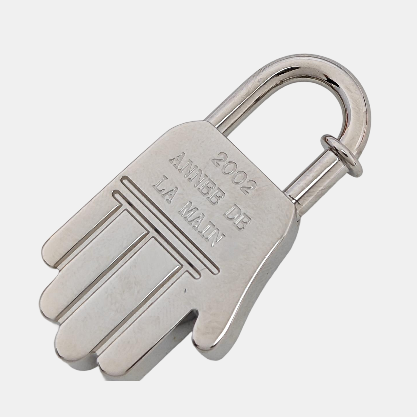 Metal Bag Charm Silver