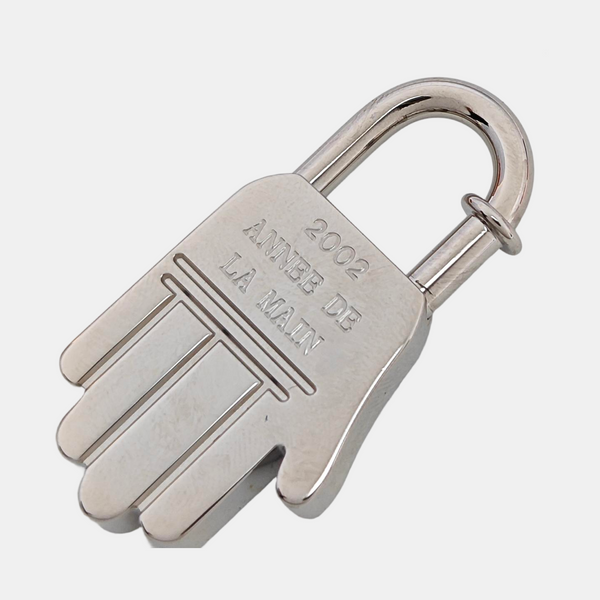 Metal Bag Charm Silver