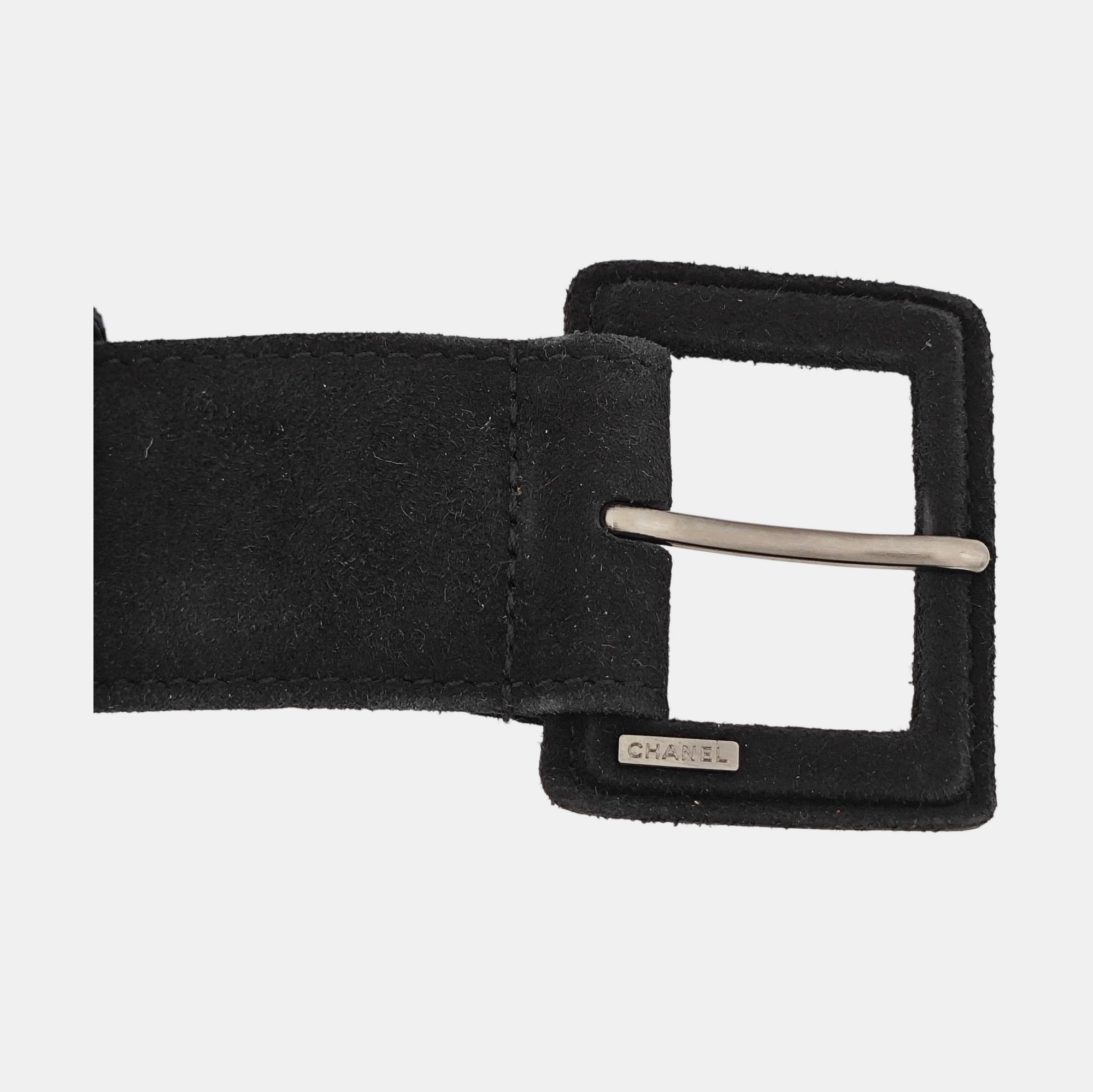 Suede Belt Black