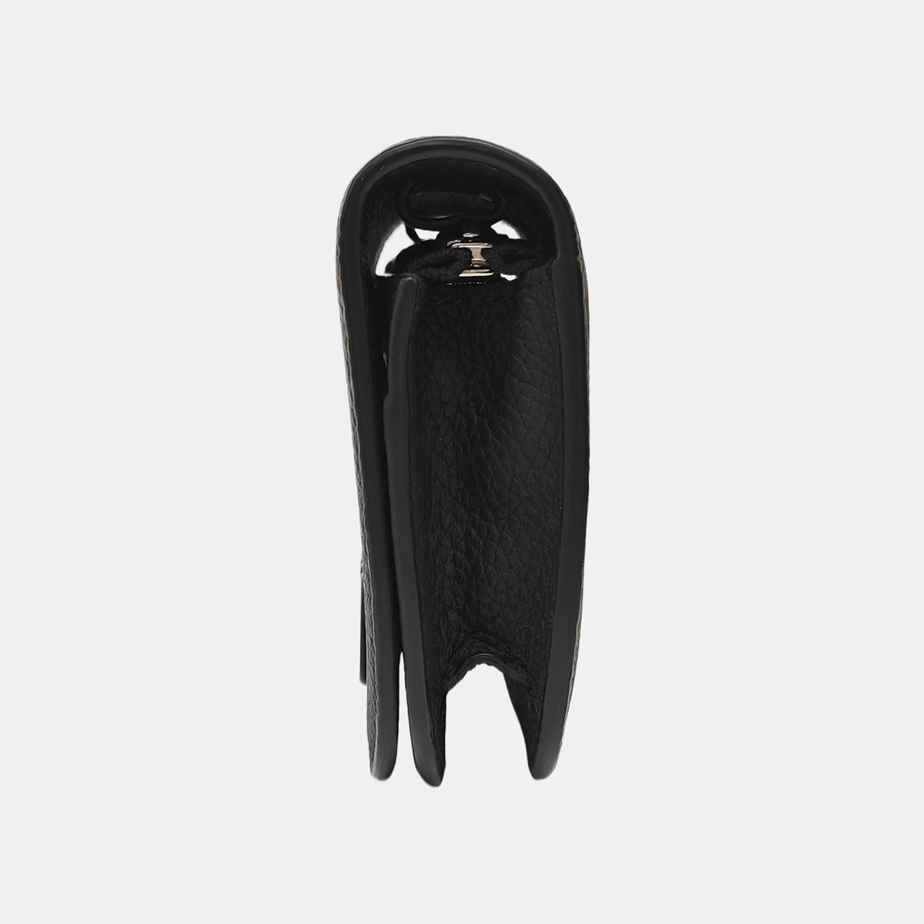 Calfskin Shoulder Bag Mini Black