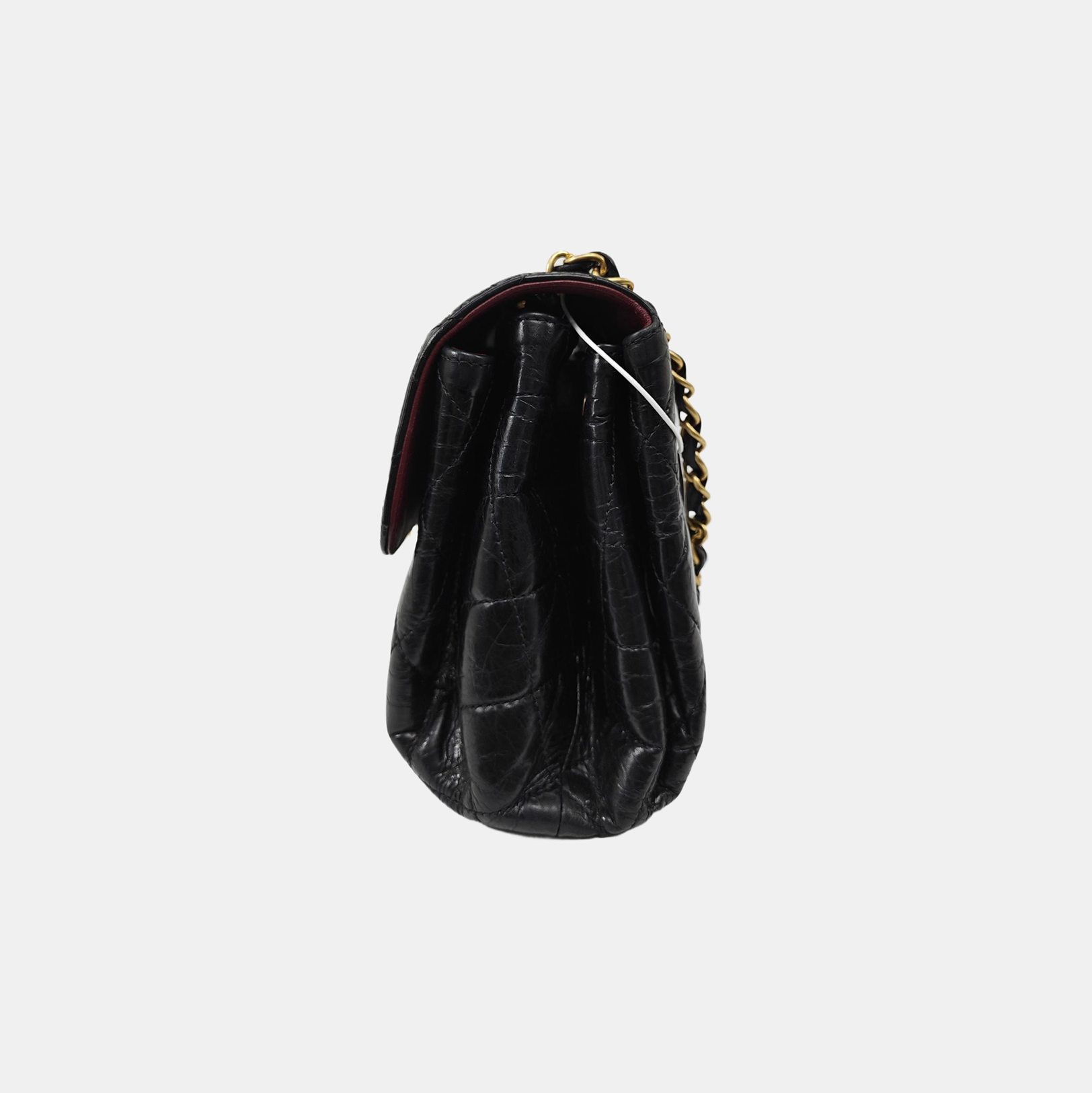 Quilted Calfskin Shoulder Bag Black