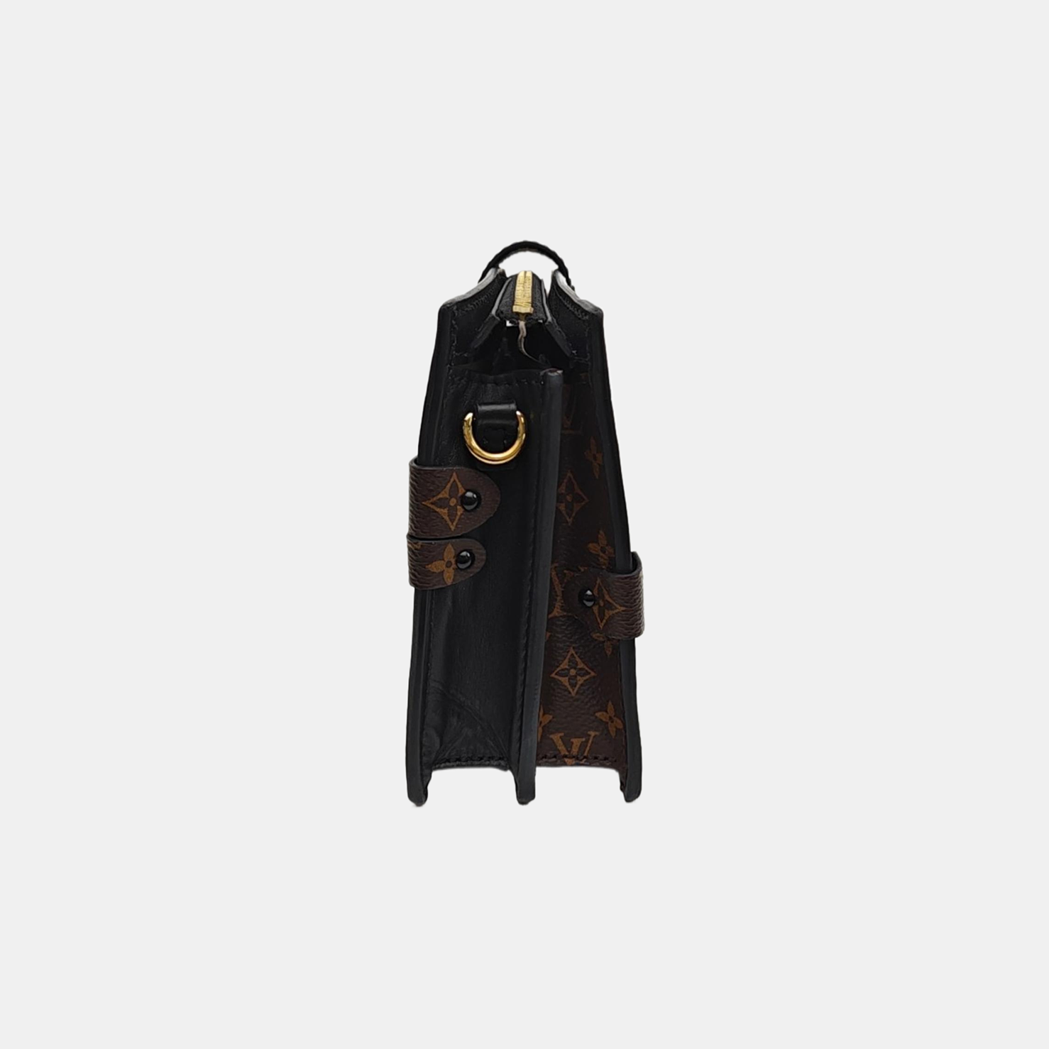 TRUNK Monogram Coated Canvas Brown