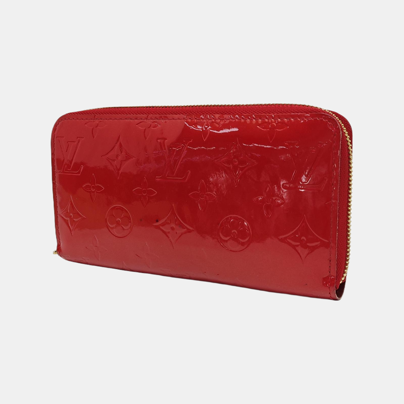 ZIPPY Patent Leather Red Wallet