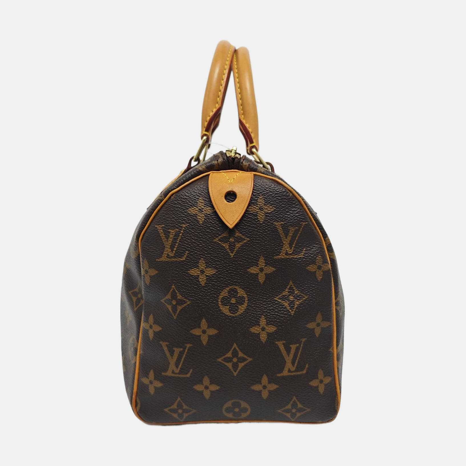 SPEEDY 25 Monogram Coated Canvas Brown