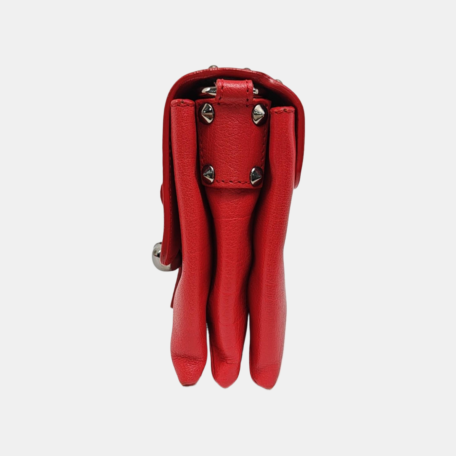 Calfskin Shoulder Bag Red