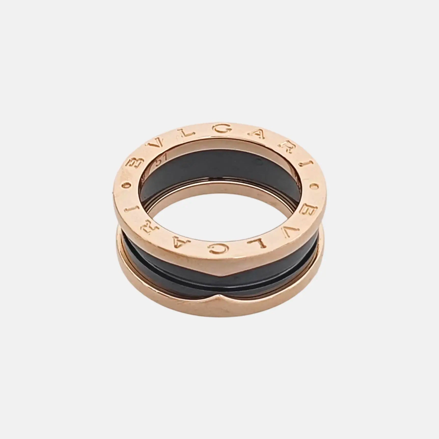 Anillo B.ZERO1 de oro rosa de 18k UE 51