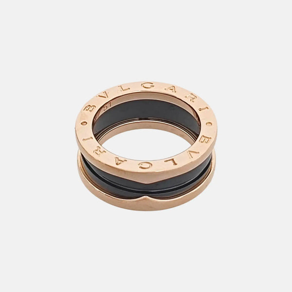 Anillo B.ZERO1 de oro rosa de 18k UE 51