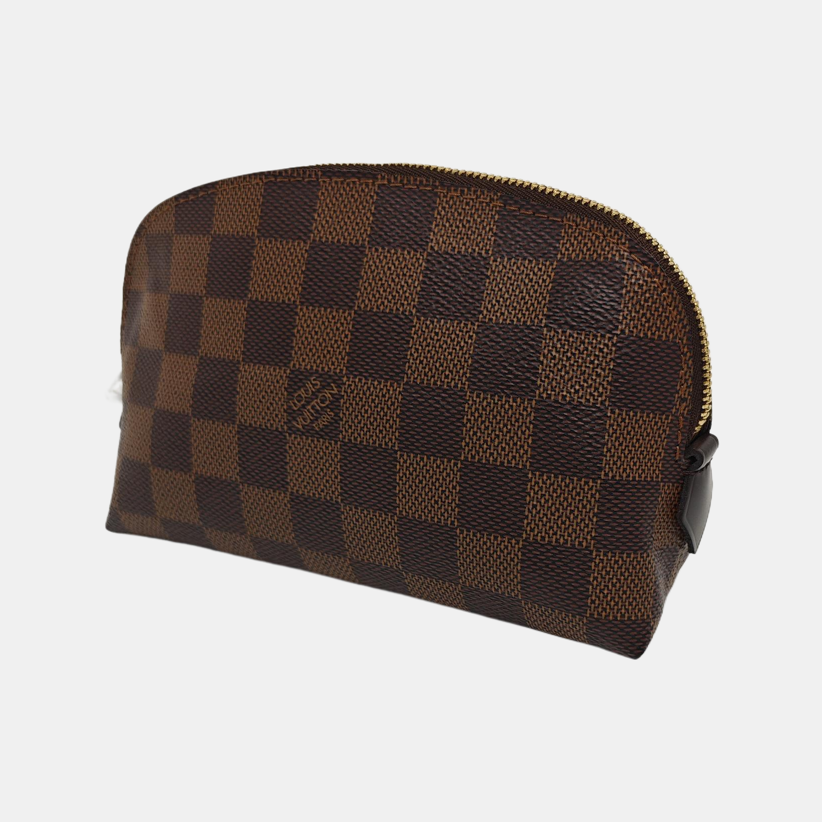 COSMETIC PM Damier Ebene Coated Canvas Brown