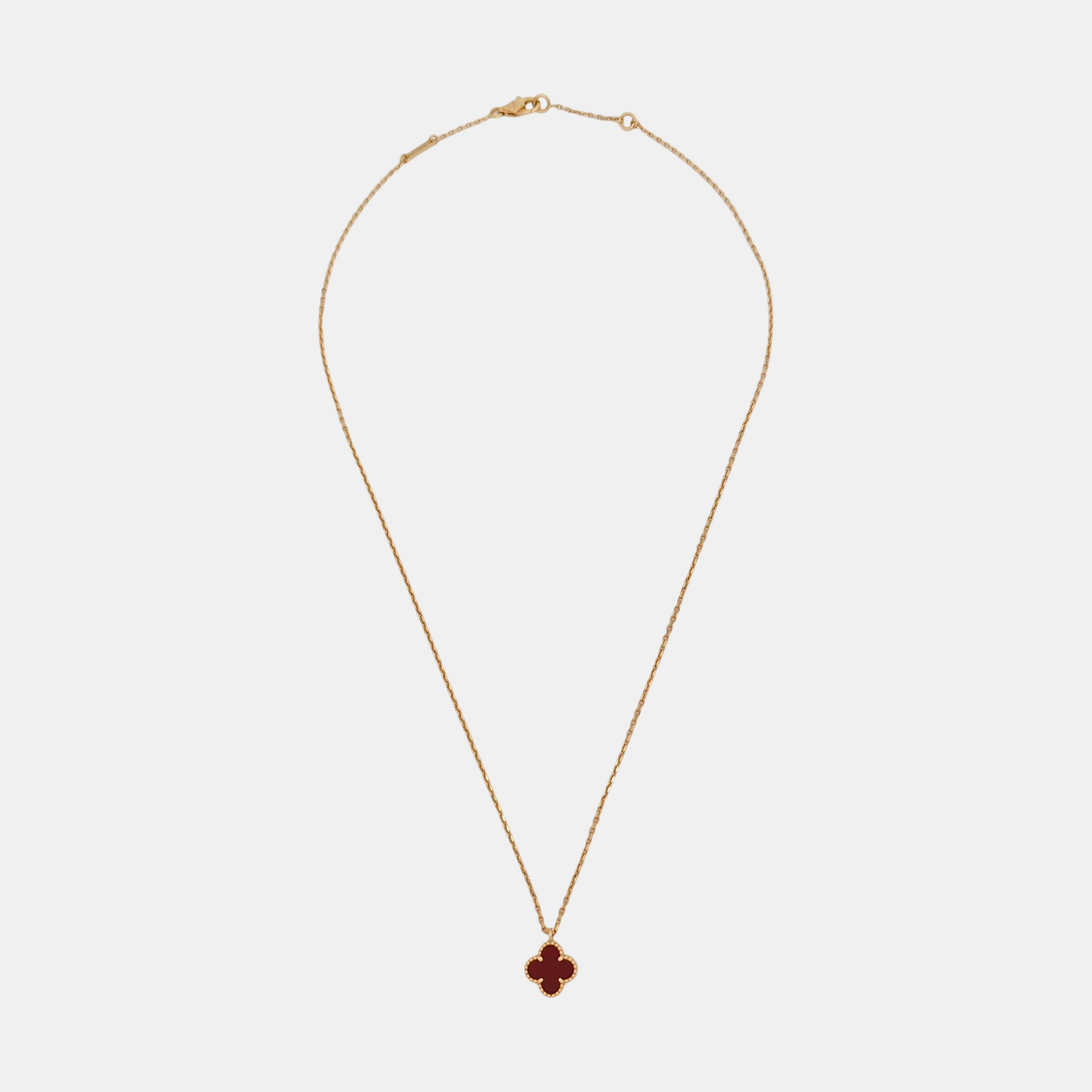 Sweet Alhambra 18k Rose Gold Necklace