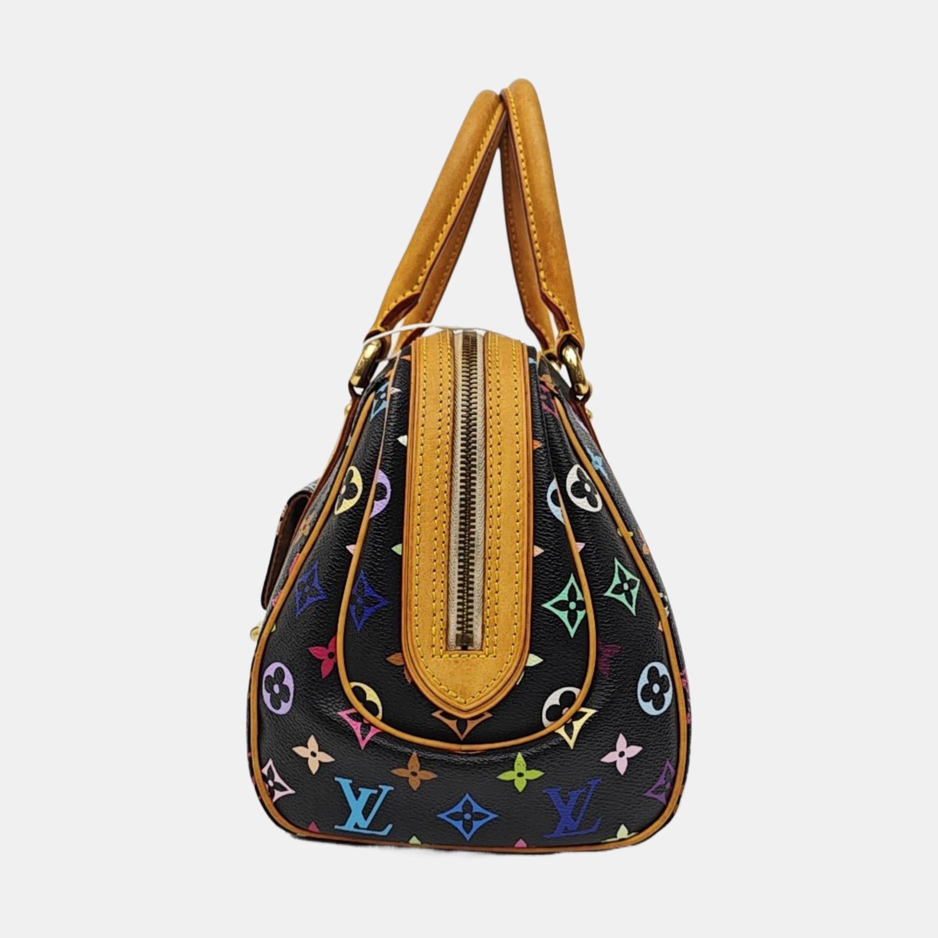 LV × TM PRISCILLA Monogram Coated Canvas Black
