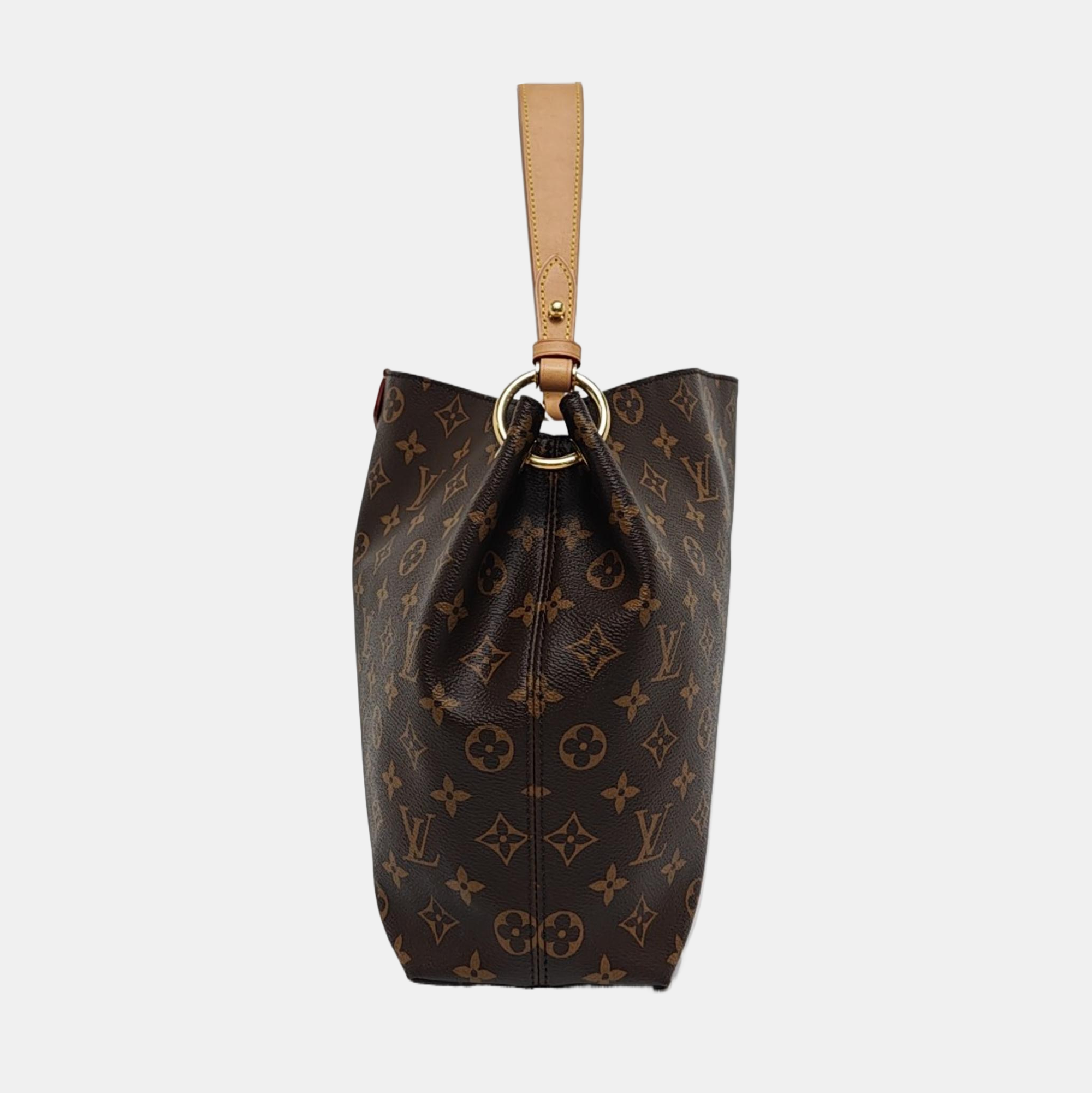 GRACEFUL TPM Monogram Coated Canvas Brown