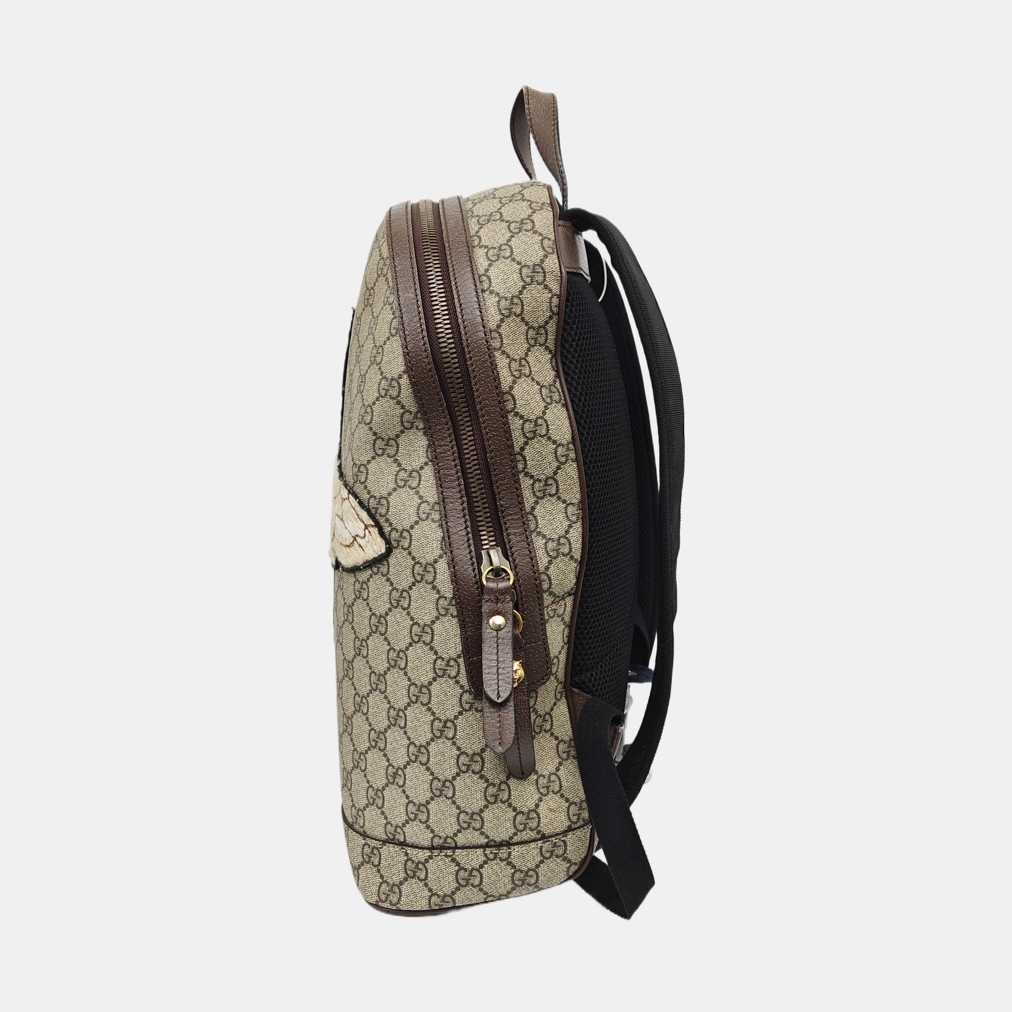 Animalier Monogram Coated Canvas Beige