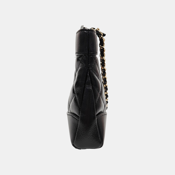 CHANEL 31 Quilted Waxed Cafskin Black