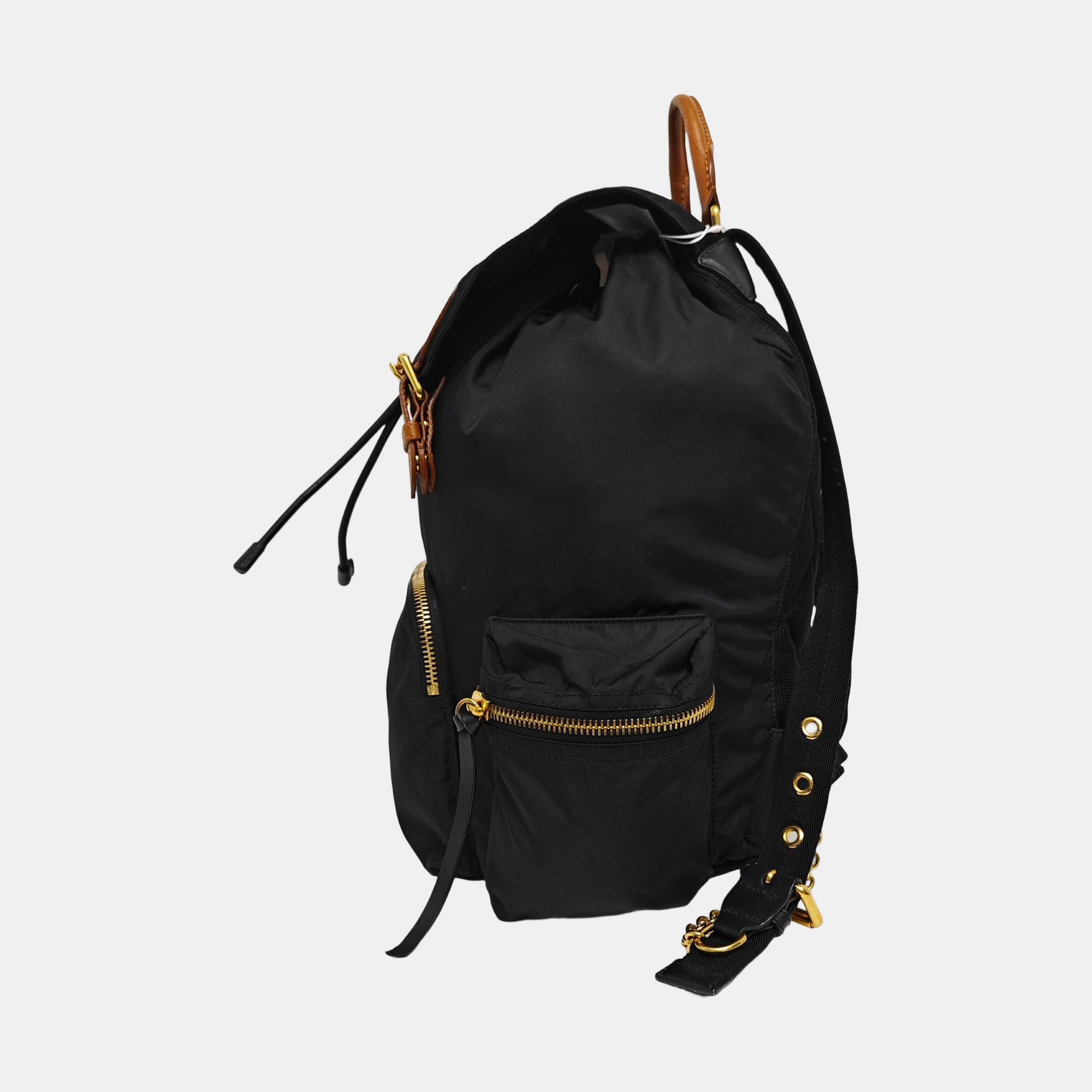 The Rucksack Large Nylon Black