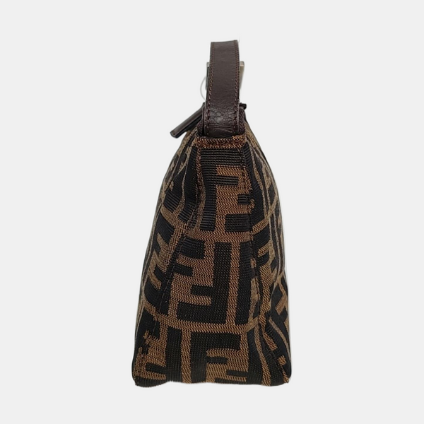 Canvas Top Handle Bag Brown