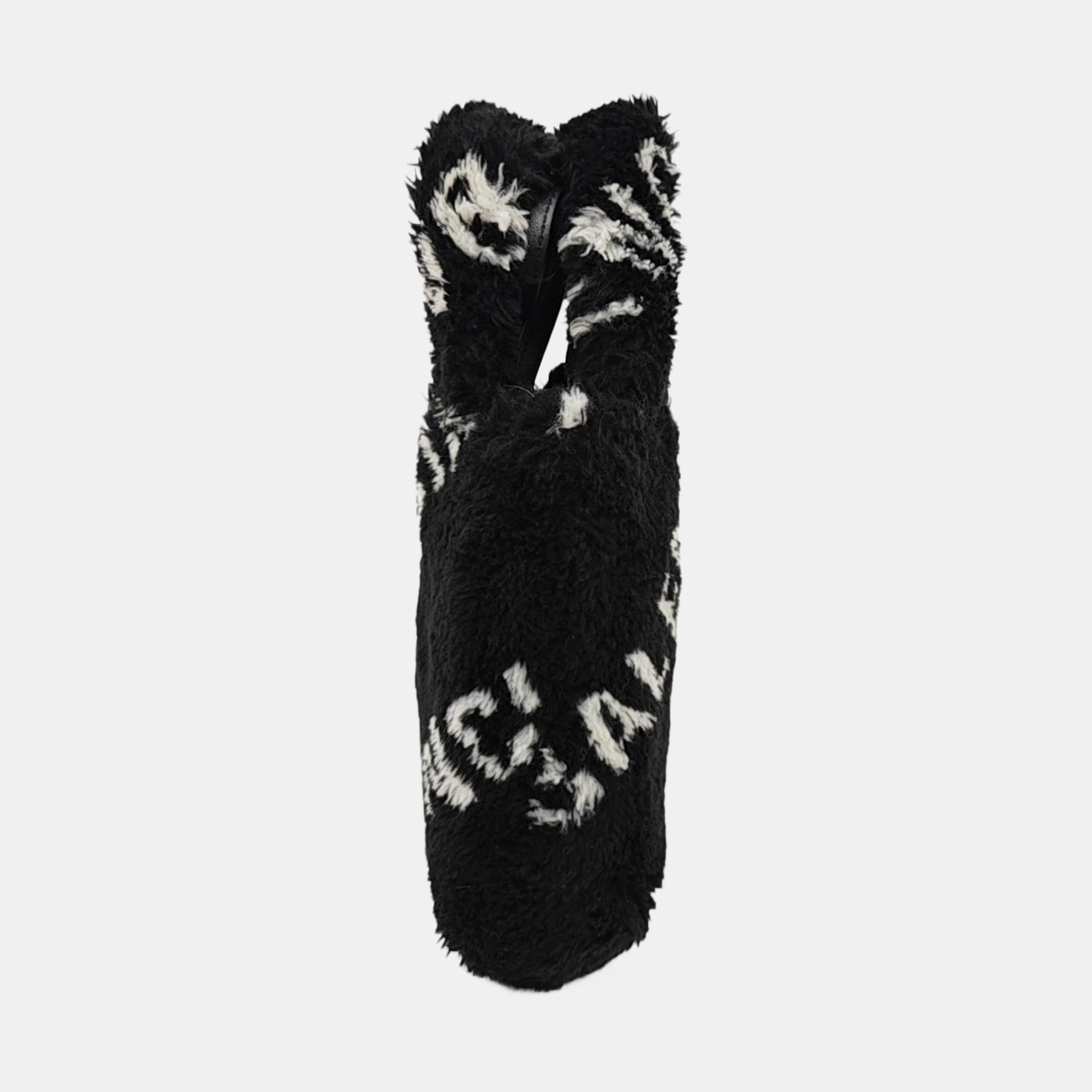 Fabric Shoulder Bag Black