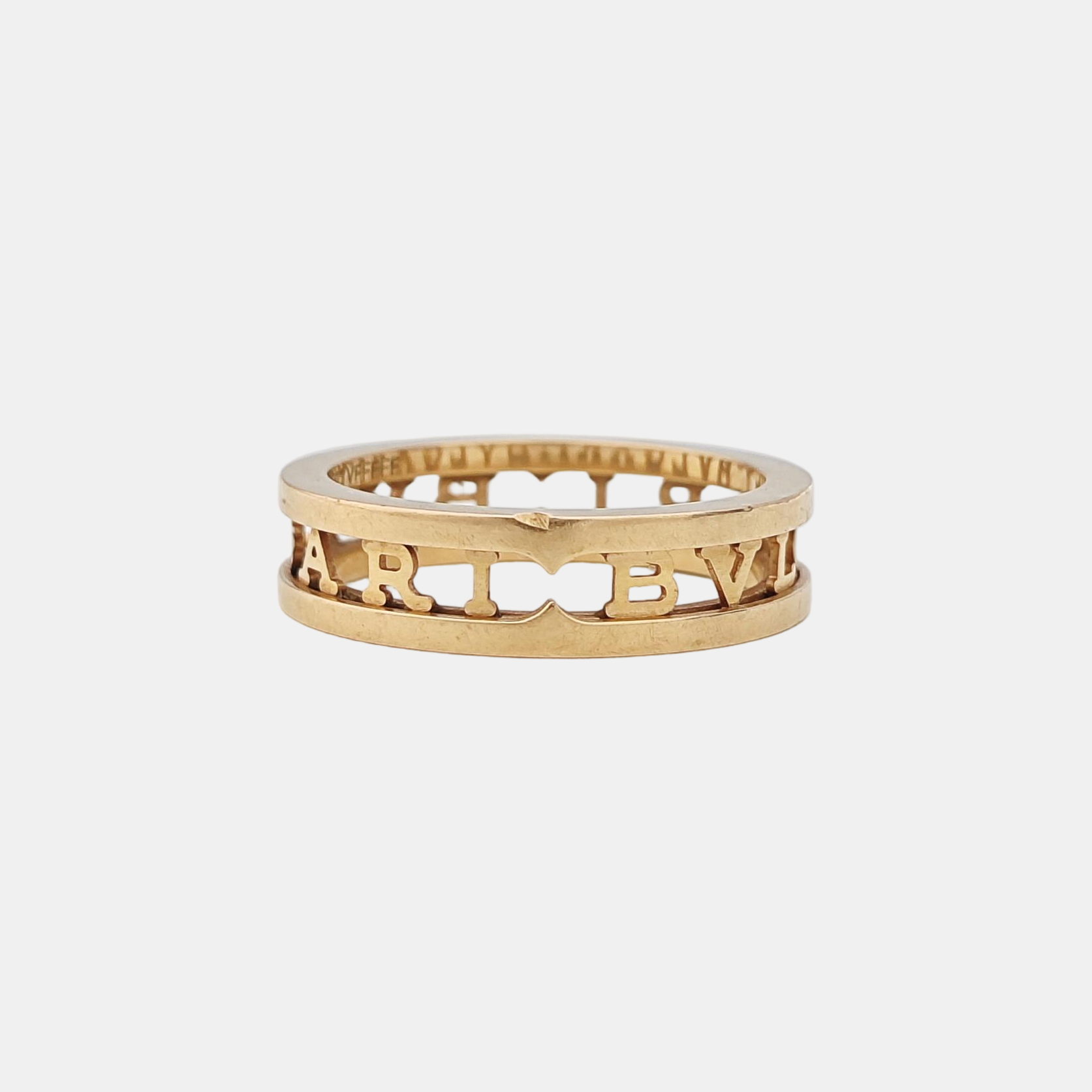 B.ZERO1 18k Rose Gold Ring EU 59