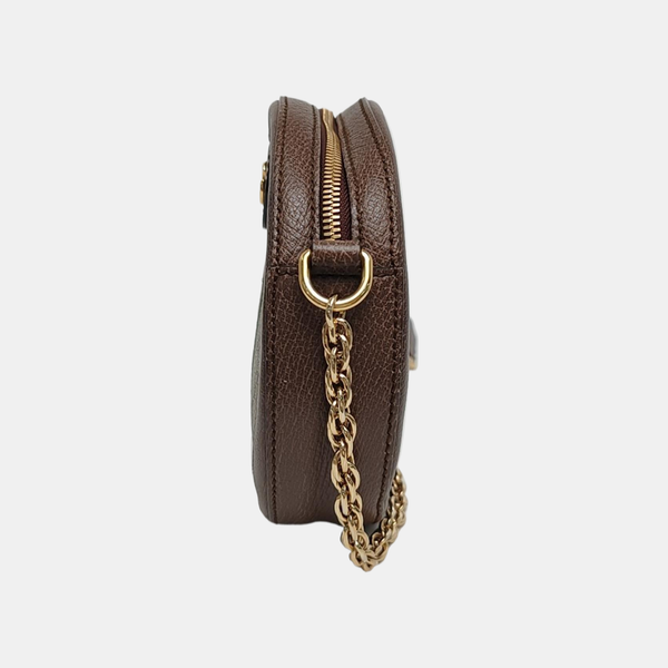 Authenticated pre-owned  Ophidia Mini Monogram Coated Canvas Beige - Shoulder Bag at Looply