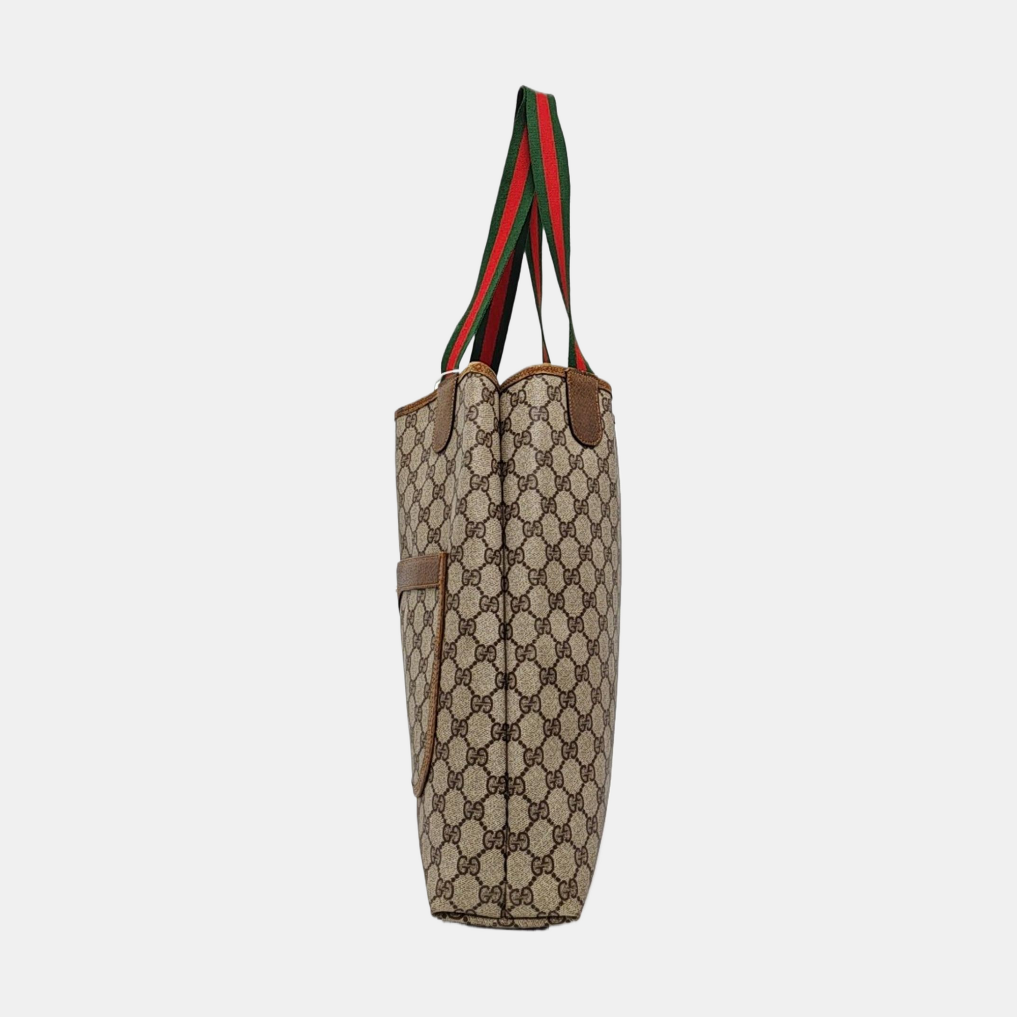 GG Supreme Monogram Coated Canvas Black