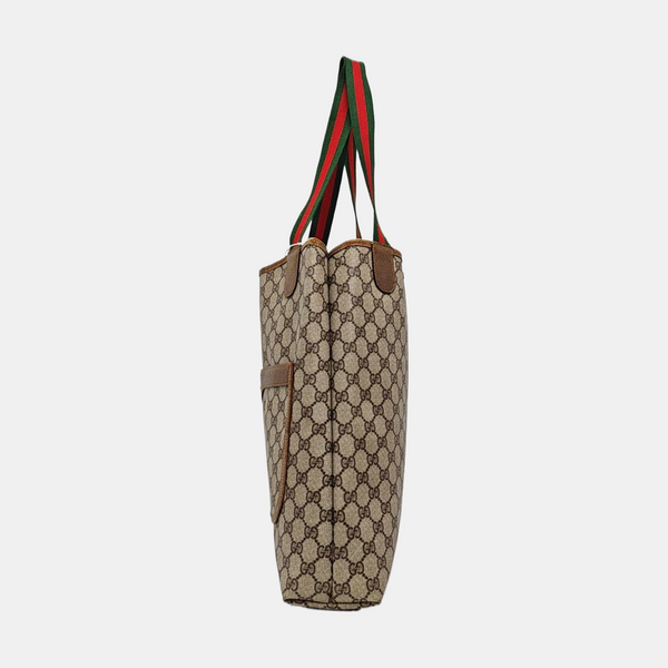 GG Supreme Monogram Coated Canvas Black