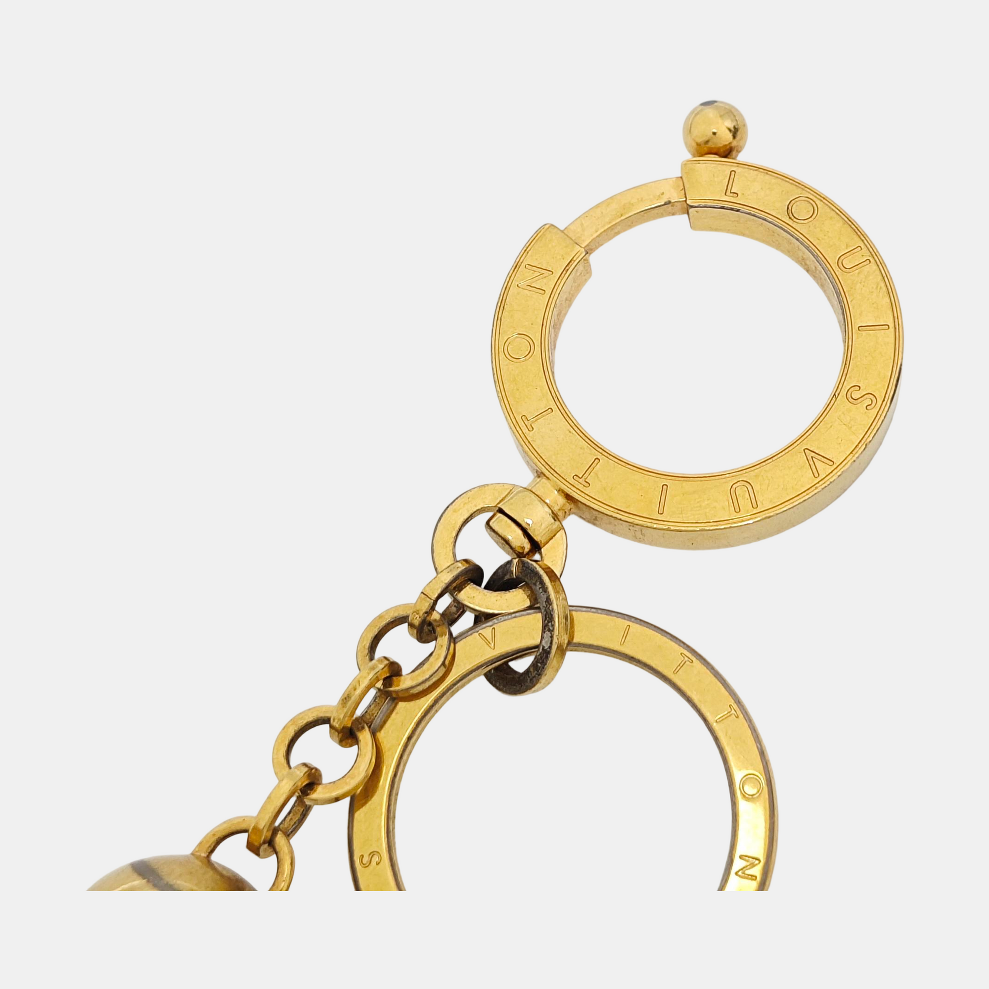 Metal Bag Charm Gold