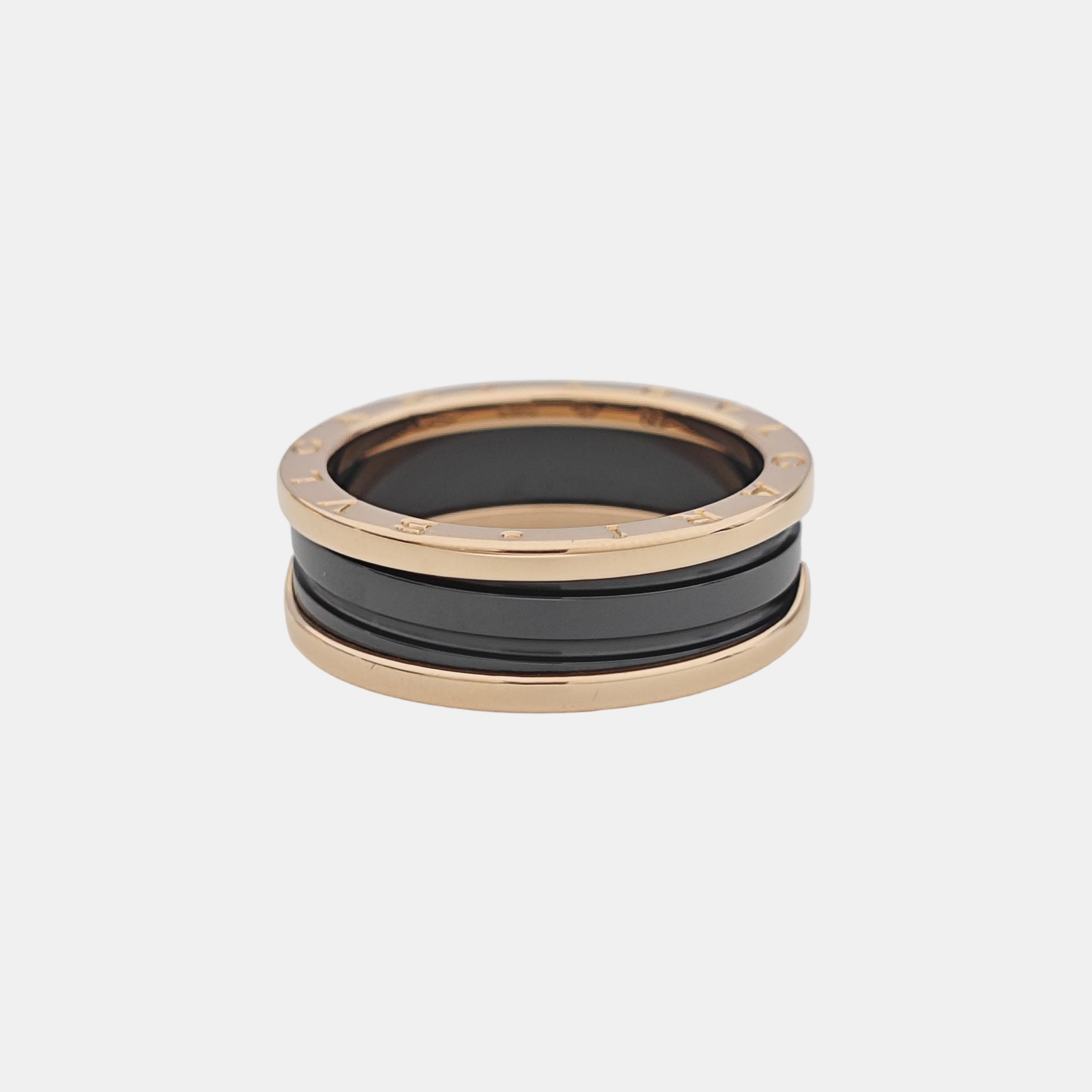 B.ZERO1 18k Rose Gold Ring EU 65