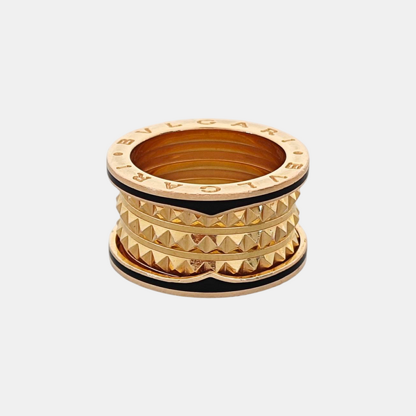 B.ZERO1 18k Rose Gold Ring EU 52
