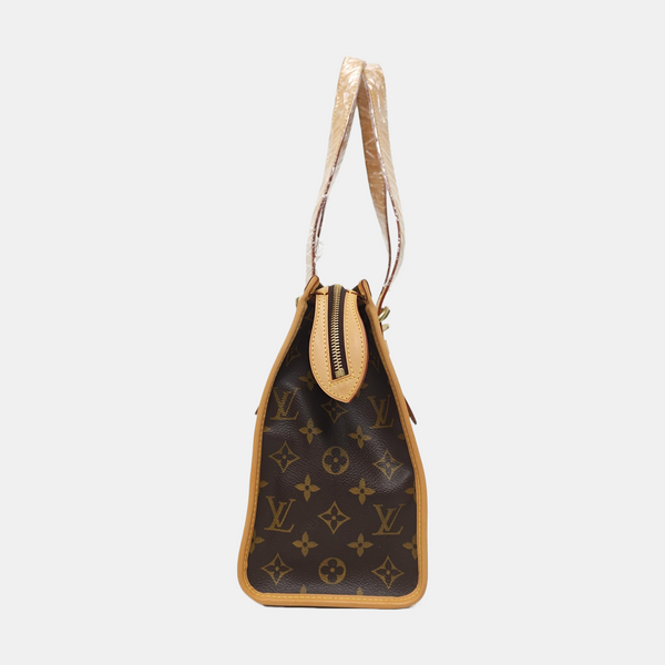POPINCOURT Monogram Coated Canvas Brown
