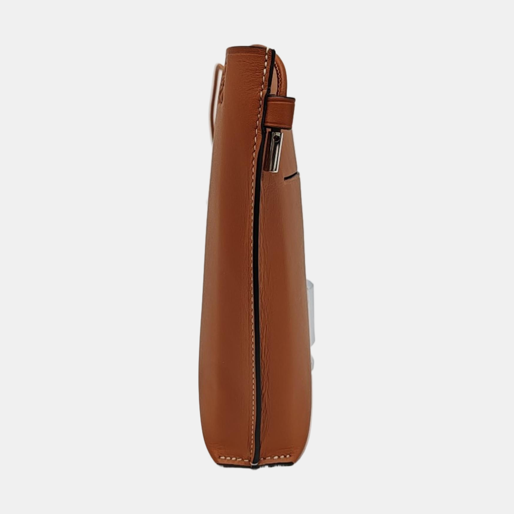 Calfskin Shoulder Bag Brown