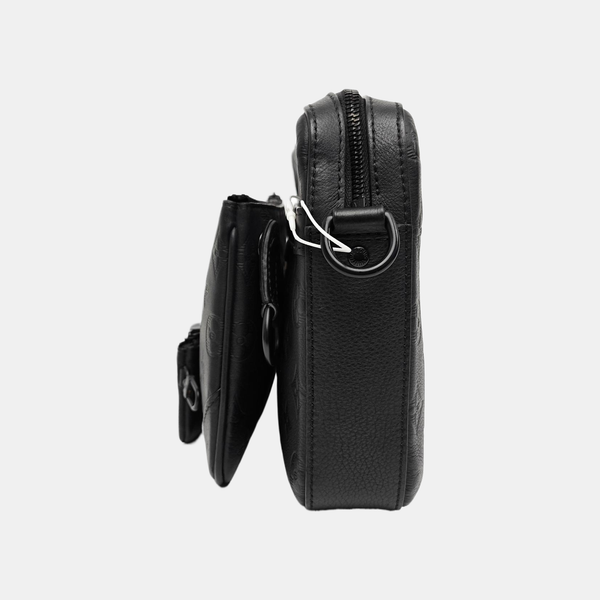 DUO Monogram Calfskin Black
