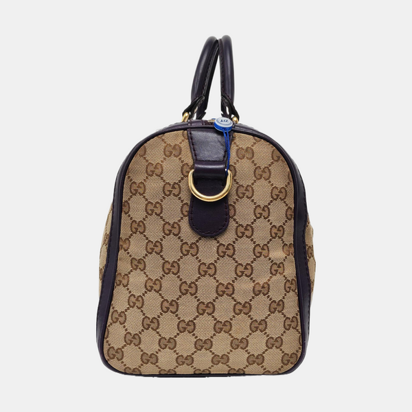 Boston Monogram Canvas Beige