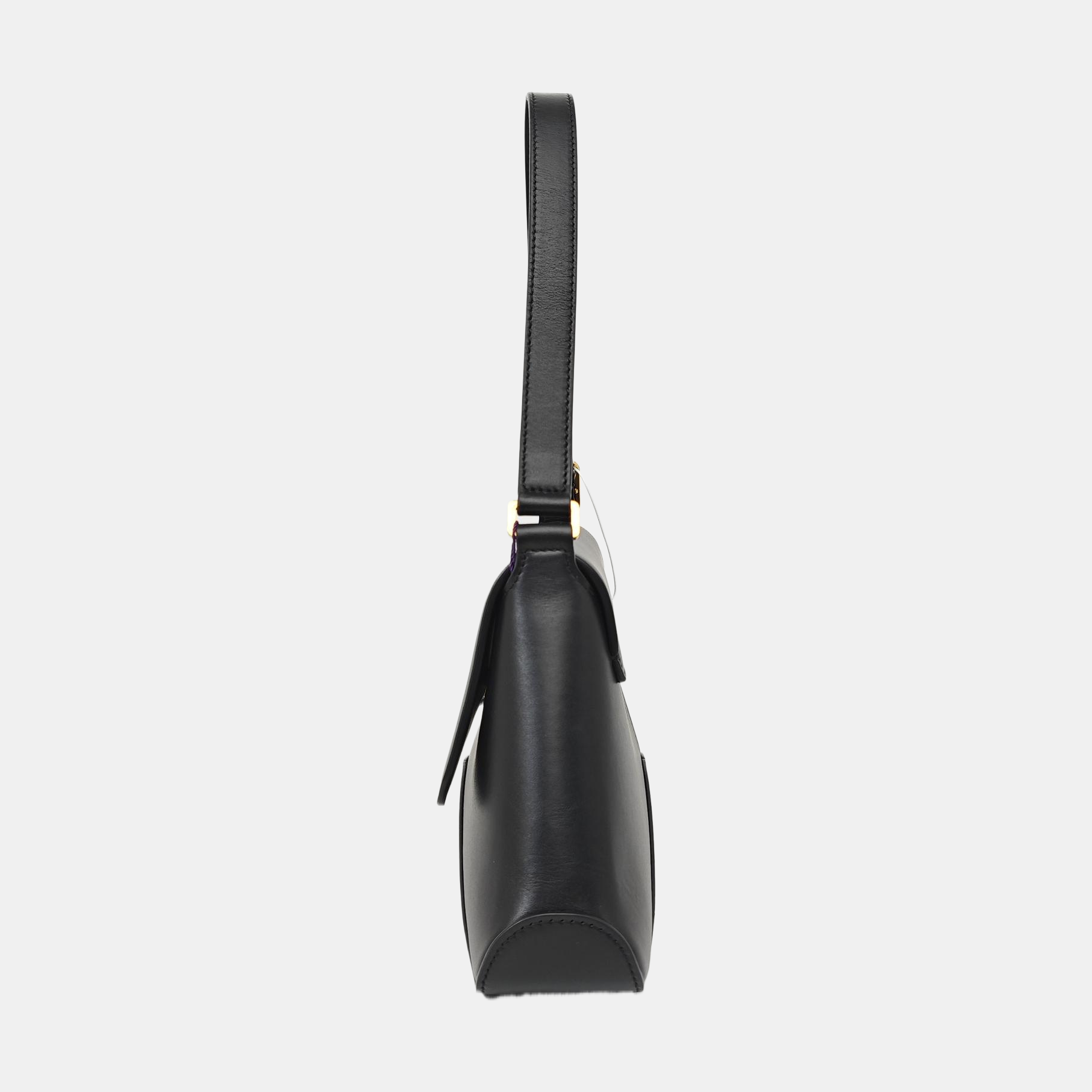 Calfskin Shoulder Bag Black