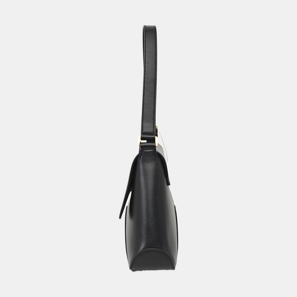 Calfskin Shoulder Bag Black