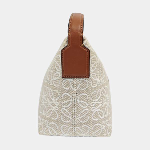 Anagram Small Monogram Canvas Beige
