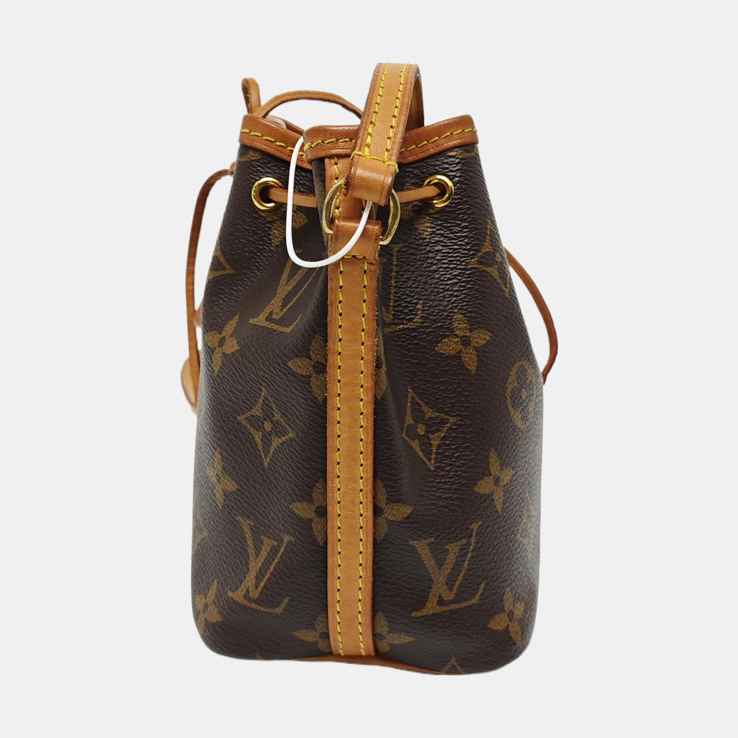 NÉONOÉ Nano Monogram Coated Canvas Brown