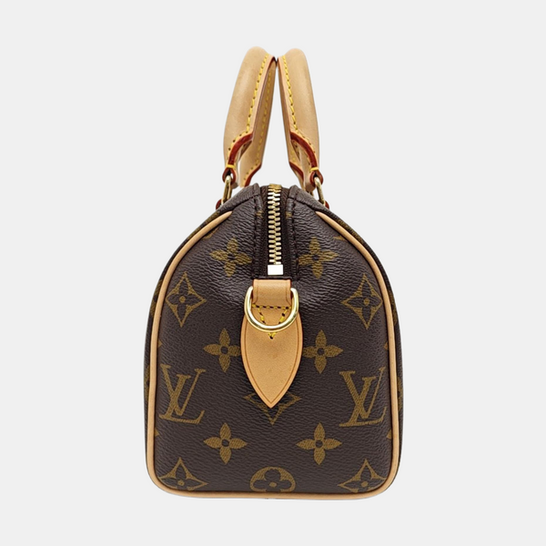 SPEEDY 20 Monogram Coated Canvas Brown