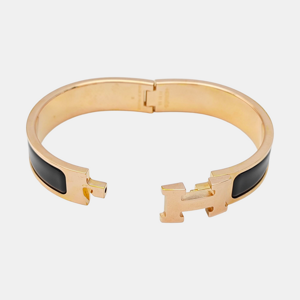 Clic H Metal Rose Gold Bangle
