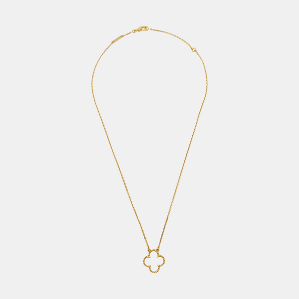 Vintage Alhambra 18k Gold Necklace