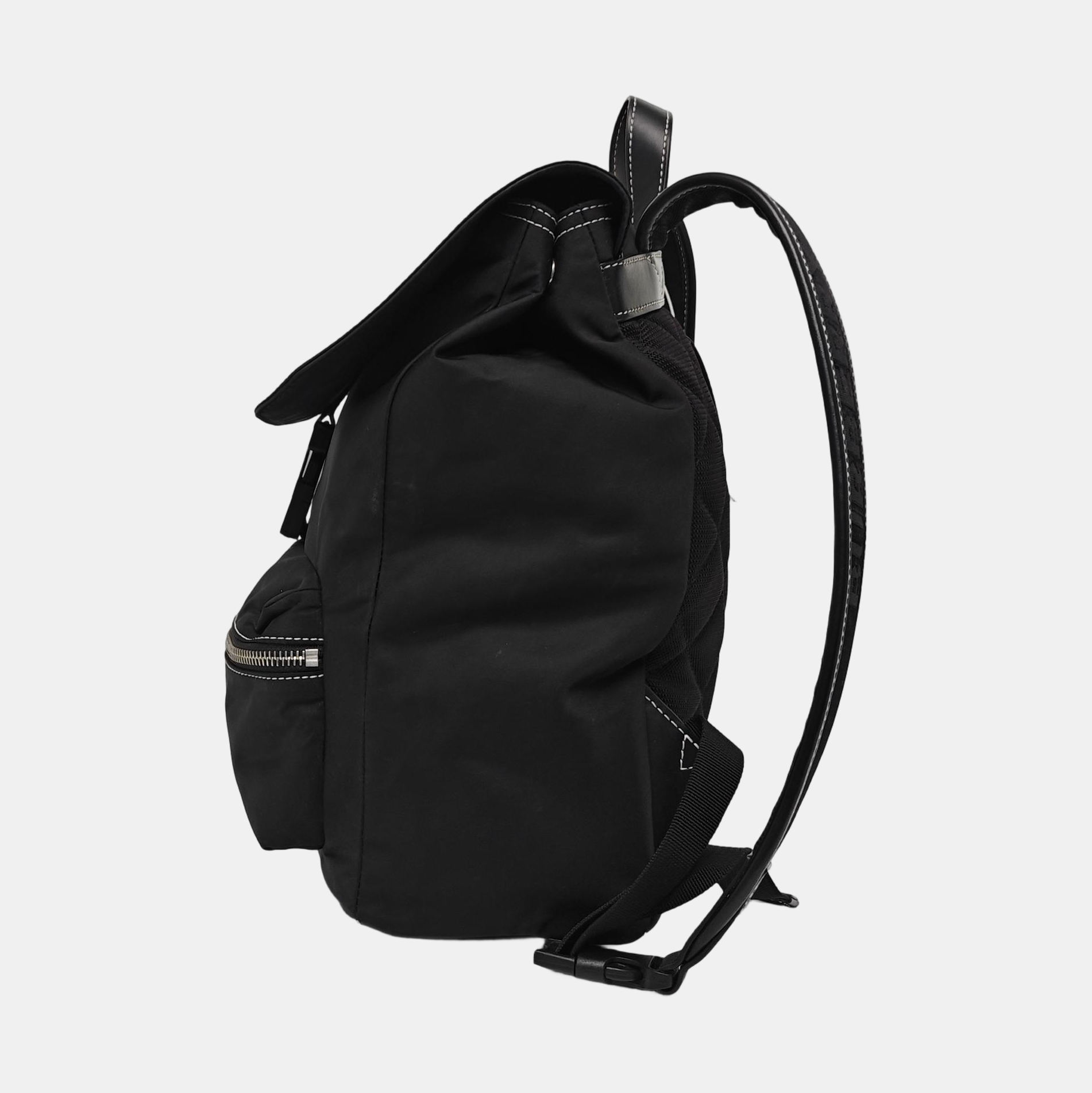 Nylon Backpack Black