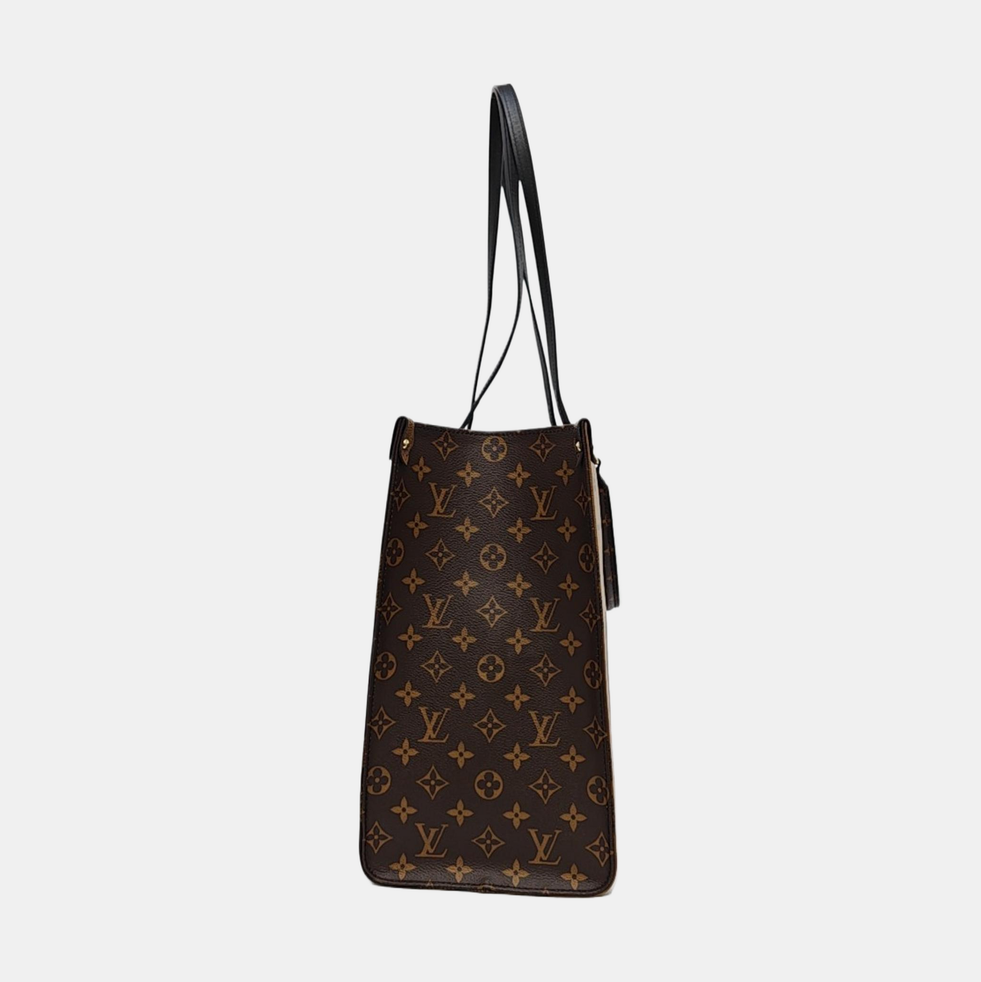 ONTHEGO GM Monogram Coated Canvas Brown
