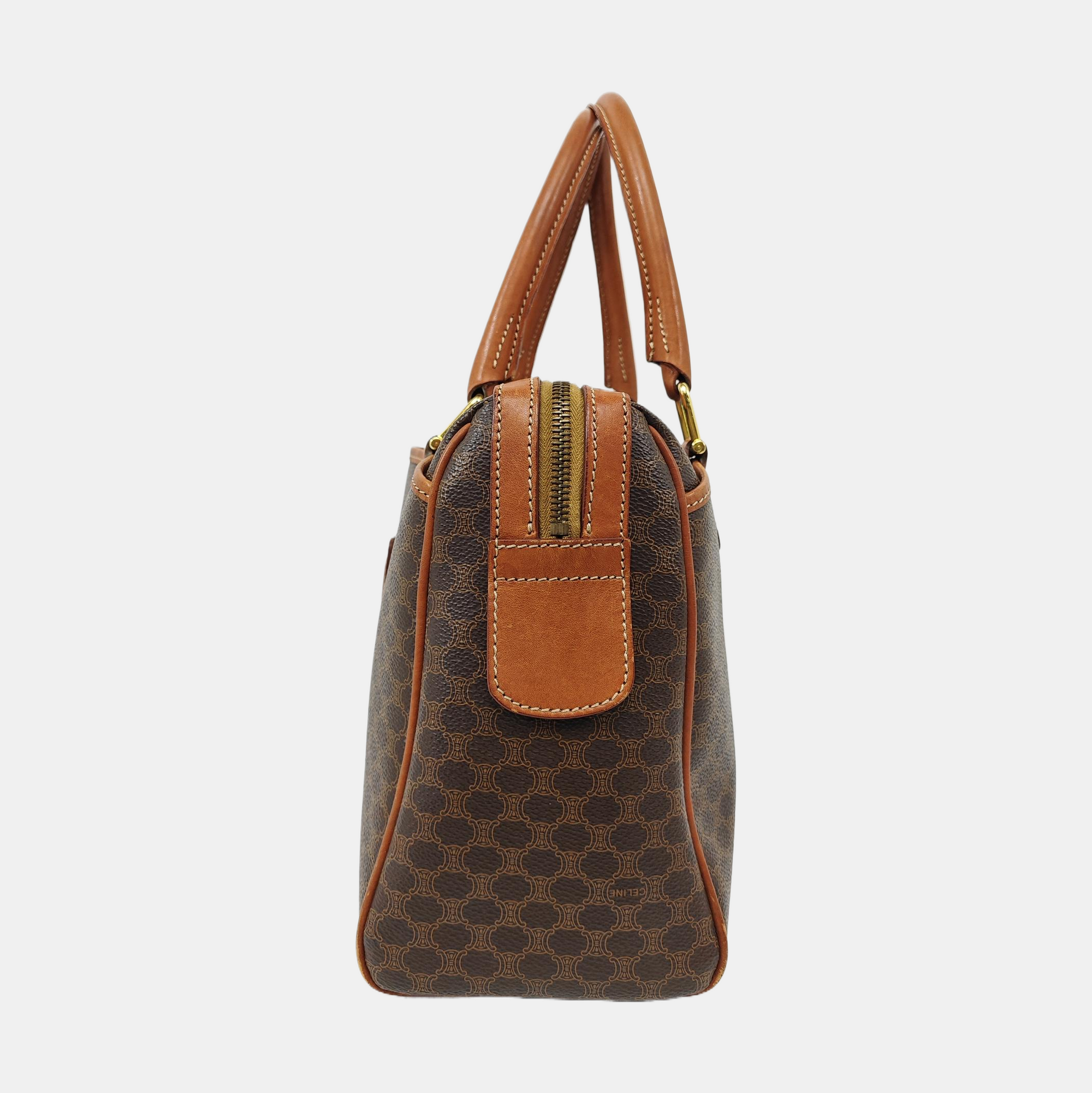 MACADAM Coated Canvas Brown