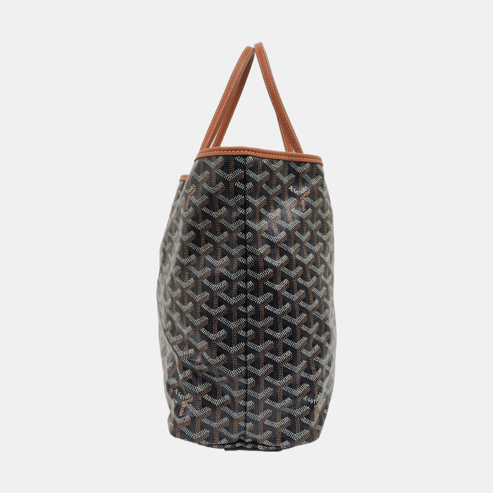 Authenticated pre-owned  Saint Louis PM Coated Canvas Black - Tote Bag at Looply