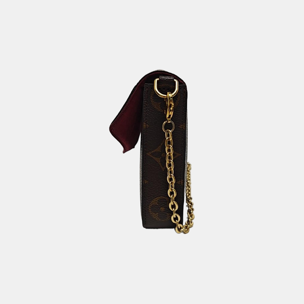 FÉLICIE Monogram Coated Canvas Brown