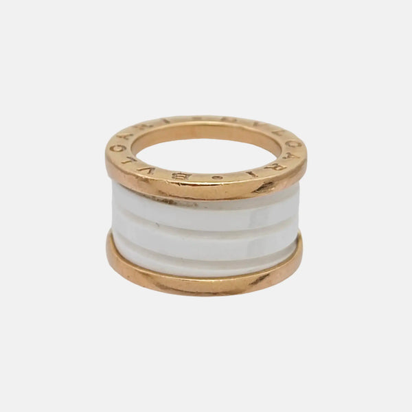 Anillo B.ZERO1 de oro rosa de 18k UE 47