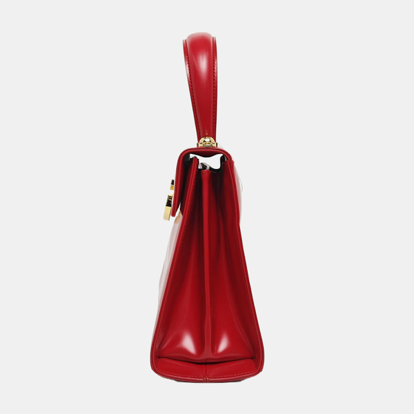 Kelly Small Calfskin Red