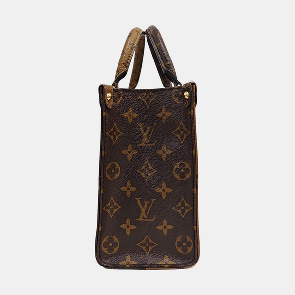 ONTHEGO PM Monogram Coated Canvas Brown