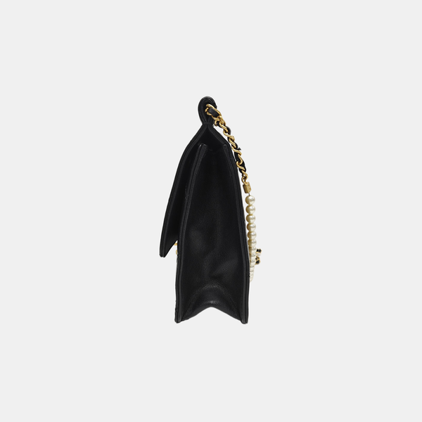 CLASSIC FLAP Small Quilted Calfskin Black