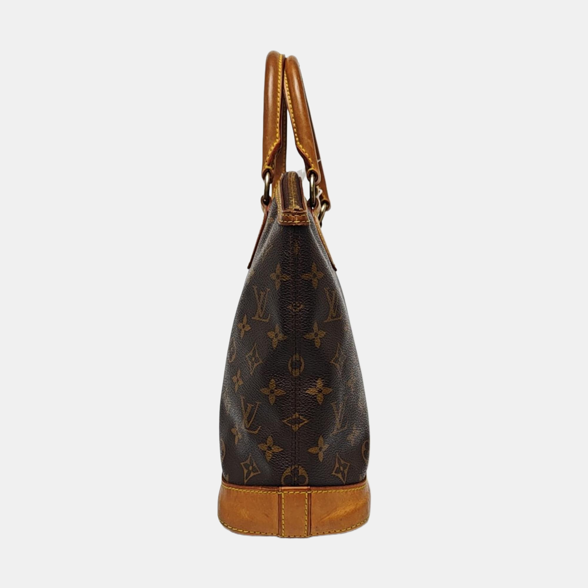 LOCKIT PM Monogram Coated Canvas Brown
